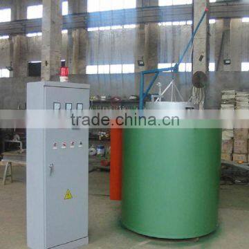 High efficiency graphite crucible furnace for aluminum scrap