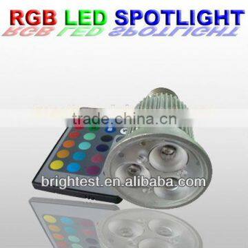 2015 E27 9W LED RGB Spotlights photo-1