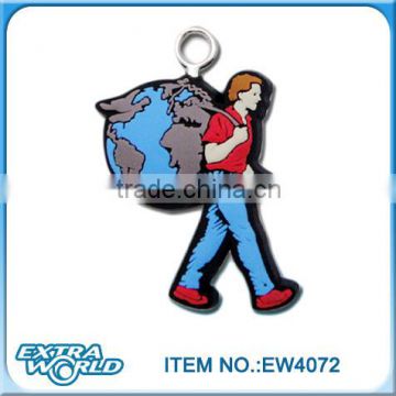 cartoon soft pvc keyring