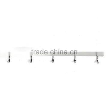 Modern Design Metallica Robe Hook Rod 5 Hooks Zinc Alloy Towel Holders Towel Row Hangers Durable