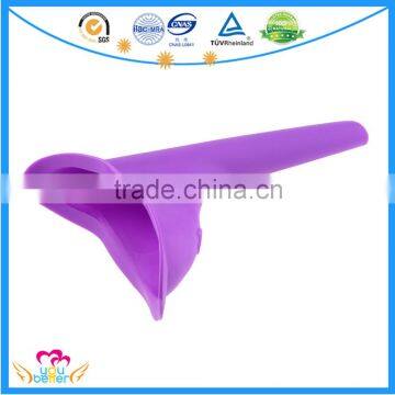 Portable Travel Female Urine Device , New Lady Urinal Funnel ,Soft Silicone Plastic Standing Urinals,Women Wee Urine Funnel