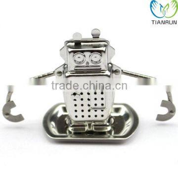 New Design Hot Selling Stainless Steel Robot Shape Tea Infuser