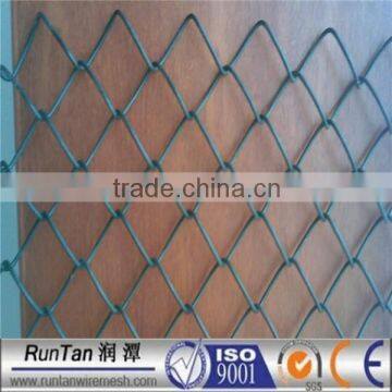 high quality hot dipped galvanized and pvc coated decorative chain link fence