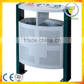 outdoor park recycle metal trash can garden waste bin                        
                                                                                Supplier's Choice