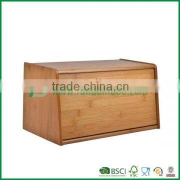 FB1-2012 bamboo bread bin / box with door