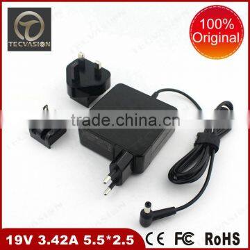 New Original 65W 5.5*2.5mm AC Power Adapter For ASUS 19V 3.42A a6000 f3 x55 A3 A8 F6 F8 F83CR X50 K501 ADP-65AW Laptop charger