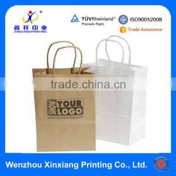 wholesale recycle kraft paper bag for Packaging/Shopping