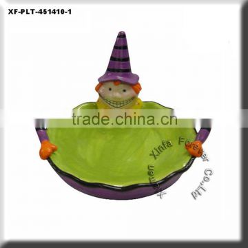 Halloween paint your owm pottery buffoon plate