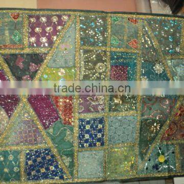 patchwork boho wall hangings