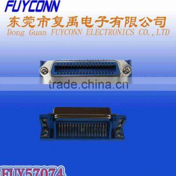 57 Series Centronics PCB Mounting Right Angle DIP Solder Receptacle Connector Female Champ 2.16mm Pitch