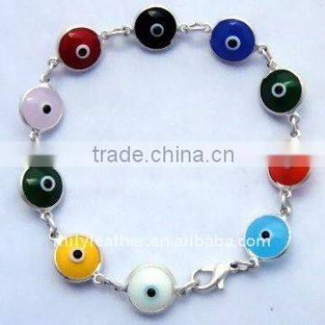 MEB072 colorful Evil eye bracelet