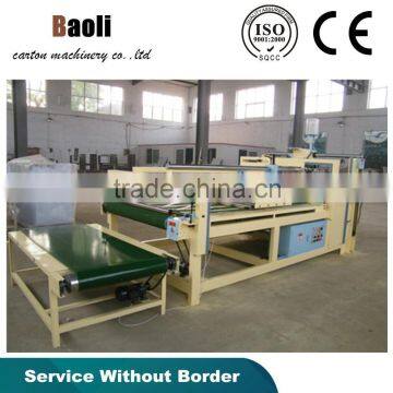 BZX-2800 Advanced technology semi-automatic carton box gluing machine / corrugated paperboard gluing