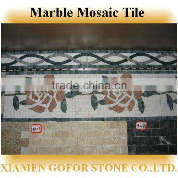 stone mosaic border