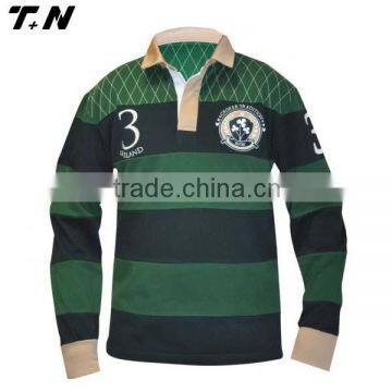 Cheapest printed sublimation rugby jersey