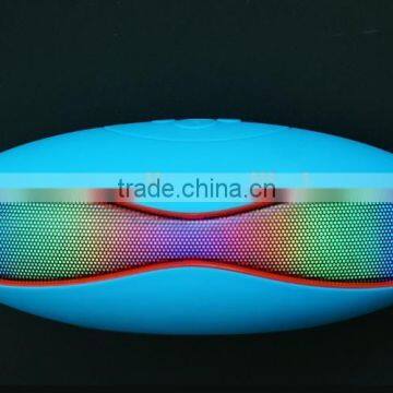 2016 New Products in China Pusle Led Light Portable Colorful Wireless Olive Shape Speaker Bluetooth for Iphone 6 photo-5