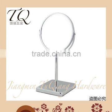 Squareness Standing Double Side Magnify Metal Mirror