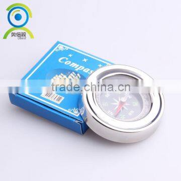 Outdoor Camping Travelling 60mm Diameter Stainless Steel Compass