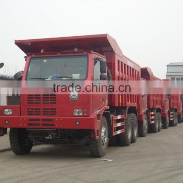 6x4 drive wheel howo Mine overlord mine Dump Truck 70 tons for sale