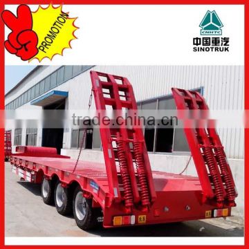 Three Axle Lowbed Truck Trailers Low Price Sale