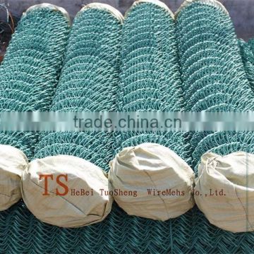 China Alibaba Decorative Plastic Coated Used Chain Link Fence for Sale