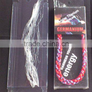 Cheap price titanium China supplies oem top quality braided necklace