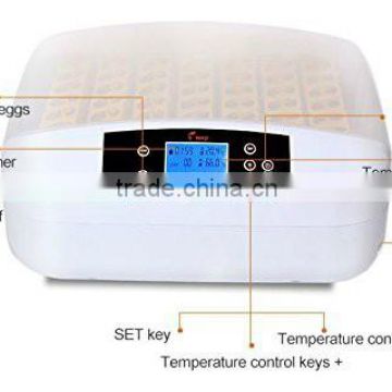 Full Automtaic 56 solar chicken egg incubator made in china with new function of automatic egg test ( AI-56S)