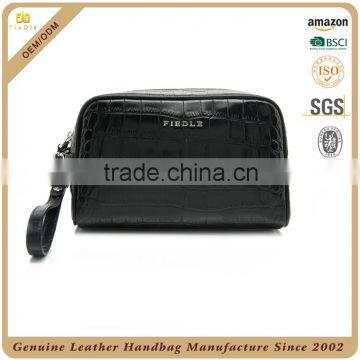 Guangzhou Custom 100% Cowhide Yak Leather Men Clutch Bag Men Leather Wallet OEM Wholesale Leather Clutch Bag for Men photo-3