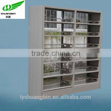 6 Layer Steel Library Book Shelf With Double Side photo-2