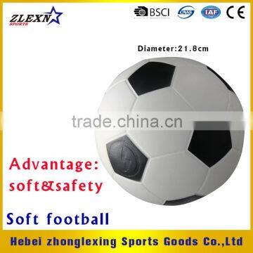 low price soft pu waterproof leather mini football/soccer ball for children