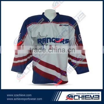 Sports team wear high quality custom ice hockey jersey