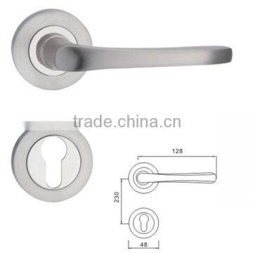 Zinc alloy lever door handle, zinc alloy door handle,