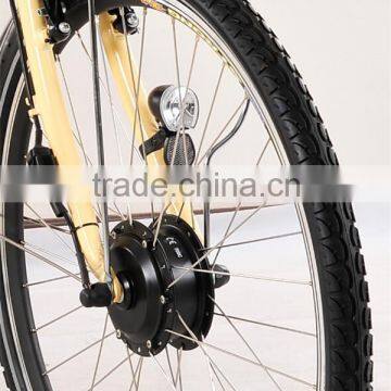 TDB19Z Electric Bicycle Lady 700C Electric Motor Bike Yellow Frame