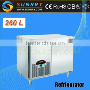 Auto Defrosting Stainless Steel Refrigerator 260L Single Door (SY-RT260A SUNRRY)