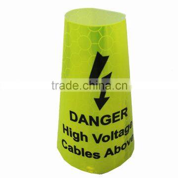 Printable Reflective Safety Cone Collar Road Warning Cone Sleeves photo-2
