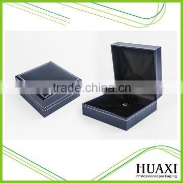 Hot Sale Leatherette Paper Plastic Jewelry Packaging Gift Box