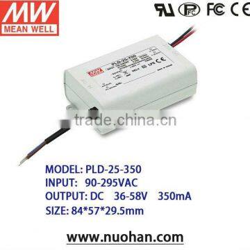 Mean Well 25w 350ma led driver/25w switching power supply/power supply/power supply 360a