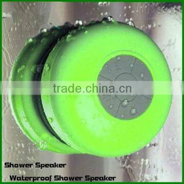 waterproof shower bluetooth speaker with LED light