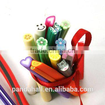 Awesome DIY Polymer Clay Nail Art Tube Beads(CLAY-S080)