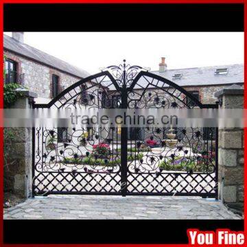 Wholesale Classic Sliding Gate Wrought Iron With Iron Pipe