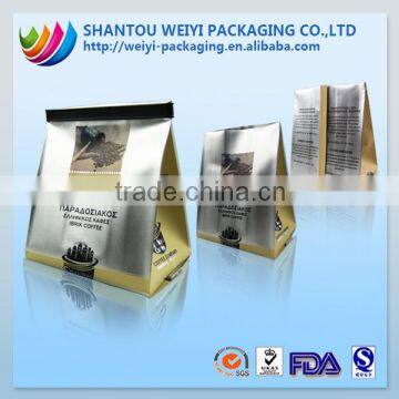 Custom Printing Tin Tie Coffe Bags With Degassing Valve