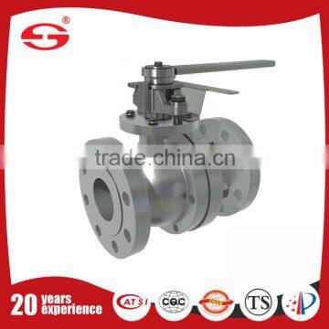 DN20 shutoff Insulation standard stainless steel ball valve with gearbox