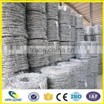 made in China galvanized & SS barbed wire fence on sale