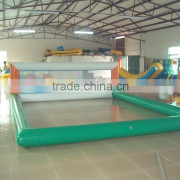 Funny Commercial Inflatable Aqua Park Inflatable Volleyball Court For Water