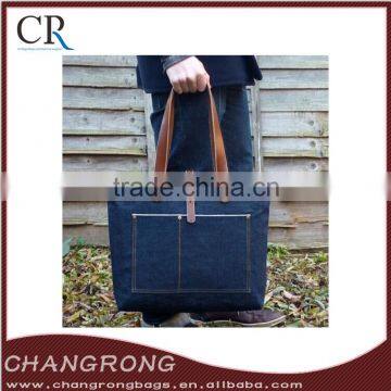 Unsex Denim Tote Bag Denim Bag Handbag