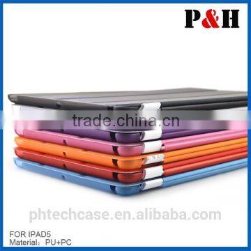 Super Hot Newest Ultrathin 4 Folio Leather Smart Case for iPad 6 and for iPad air2