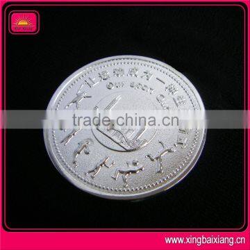 high quality metal craft custom made silver coins dealers
