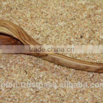Olive Wood Soup Sadle