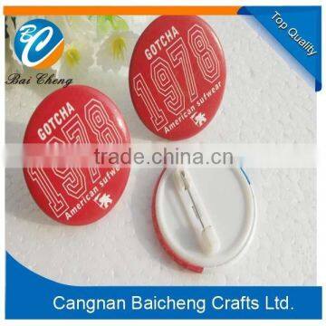 Wholesale Custom Tin Badge printing your own logo