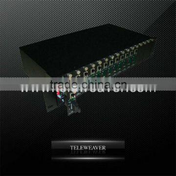 14 Slots Fiber Ethernet Media Converter Rack