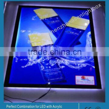 Ultra Thin 6mm Acrylic Light Box LED Advertising